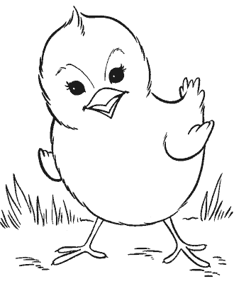 bird coloring page