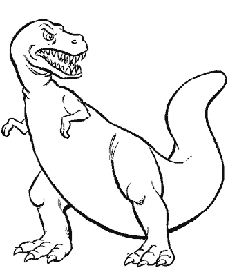 dinosaur coloring page