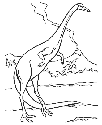 dinosaur coloring page