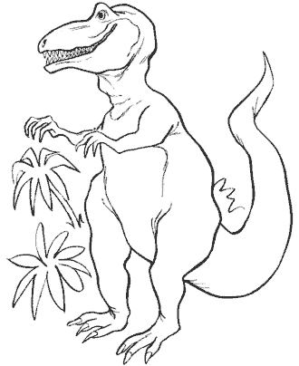 dinosaur coloring page