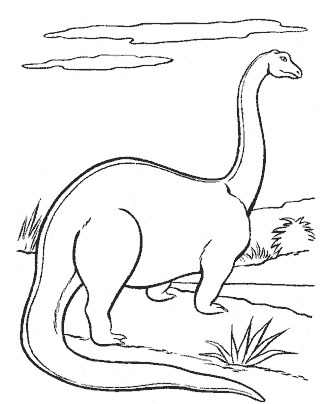 dinosaur coloring page