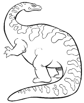 dinosaur coloring page