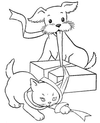 dog coloring page