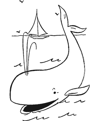 fish coloring page