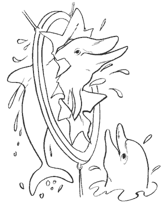 fish coloring page