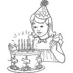 birthday coloring pages