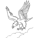 Eagle patriotic coloring pages