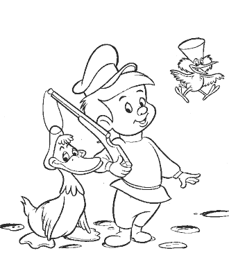 peter and the wolf coloring pages