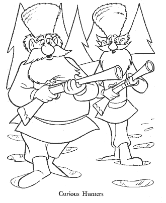 peter and the wolf coloring page