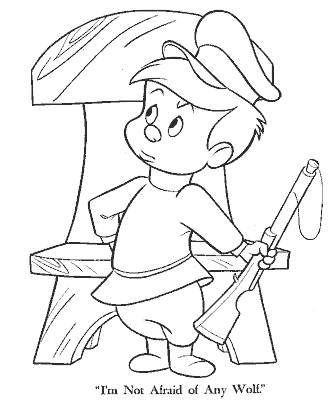 peter and the wolf coloring pages