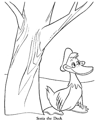 peter and the wolf coloring page