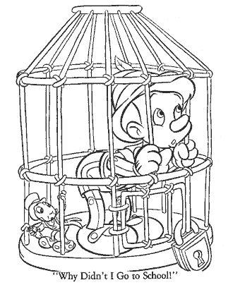 pinocchio coloring page
