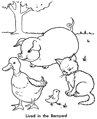 little red hen coloring pages