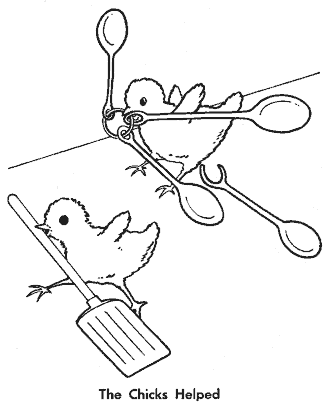 little red hen coloring page