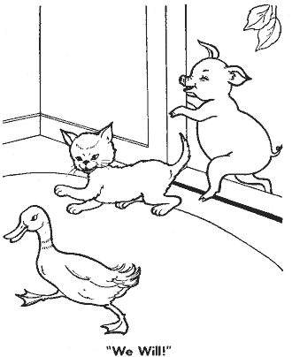 little red hen coloring page