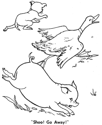 little red hen coloring page