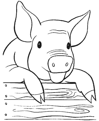 life on the farm coloring page