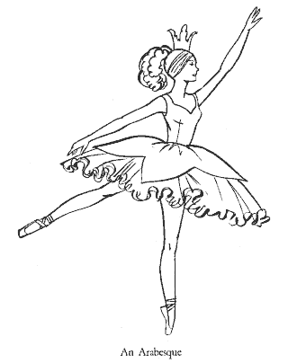 ballet coloring page for girls