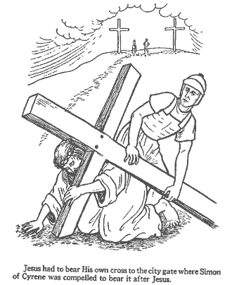 christian easter coloring page
