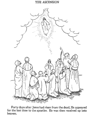 christian easter coloring page