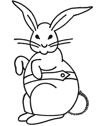 preschool easter coloring page