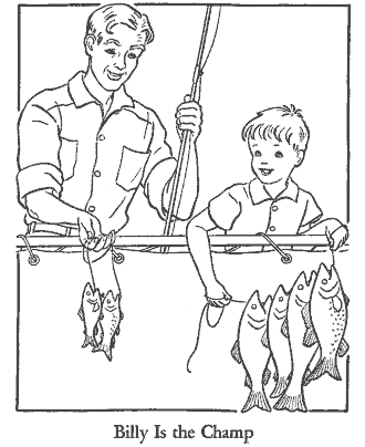 father´s day coloring page