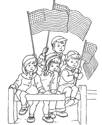 independence day coloring page