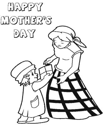 mother´s day coloring pages