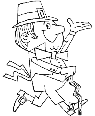 leprechaun coloring pages