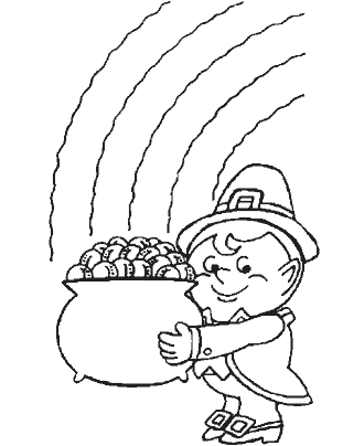 st patrick´s day coloring pages