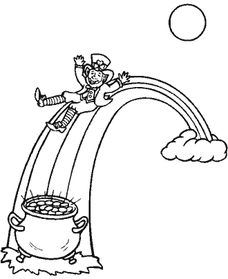 st patrick´s day coloring pages