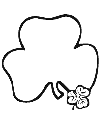 st patricks day preschool coloring page