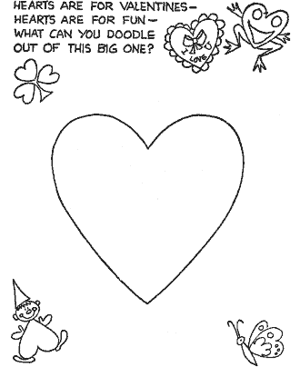 Valentine´s Day coloring pages