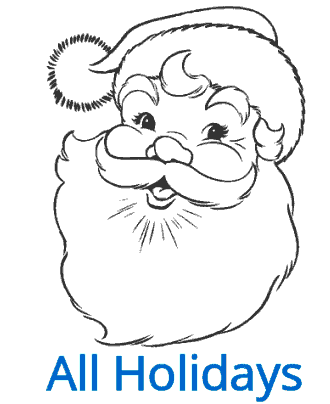 holiday coloring pages