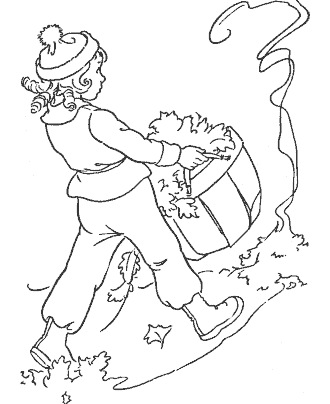 coloring pages of leaves