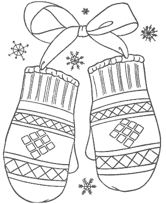 winter coloring page
