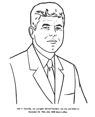 coloring pages of US presidents