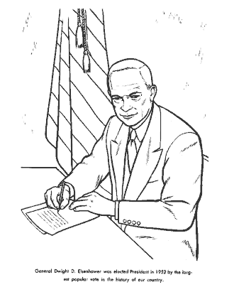Presidents Day coloring page
