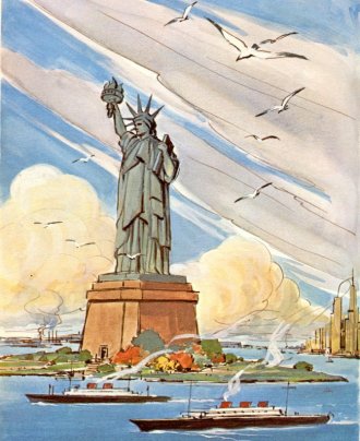 Statue of Liberty coloring page