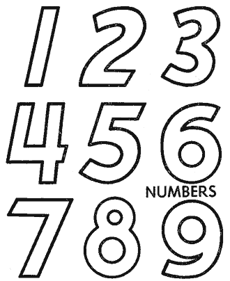 number sight word worksheet