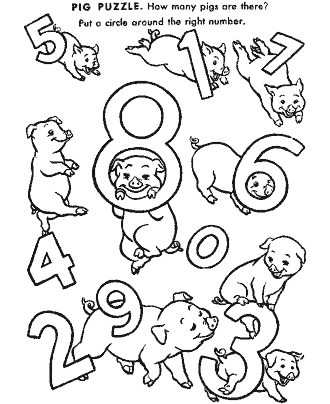 number sight word worksheets